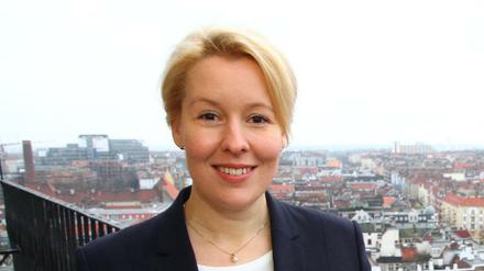 Franziska Giffey, die Bezirksbürgermeisterin von Berlin-Neukölln