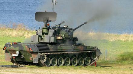 Ein Flakpanzer vom Typ "Gepard".