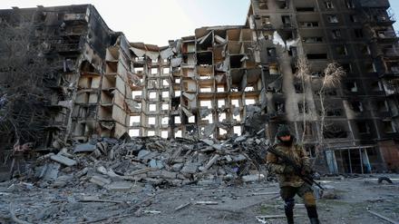 In der Hafenstadt Mariupol sollen bis zu 90 Prozent aller Gebäude zerstört sein.