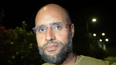 Saif al-Islam, Archivaufnahme vom August 2011 in Tripolis.