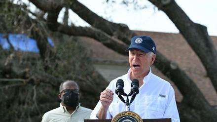 US-Präsident Joe Biden gibt sich in diesen Tagen als stoischer Krisenmanager.