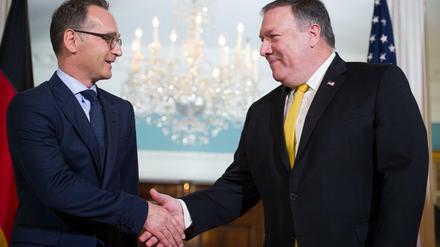 Außenminister Heiko Maas (SPD) traf in Washingtn seinen US-Kollegen Mike Pompeo.