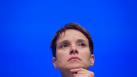 Die neu gewählte AfD-Vorsitzende Frauke Petry. 