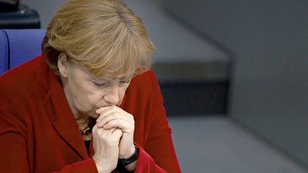 Den Kompass verloren? Angela Merkel ist in der Krise.