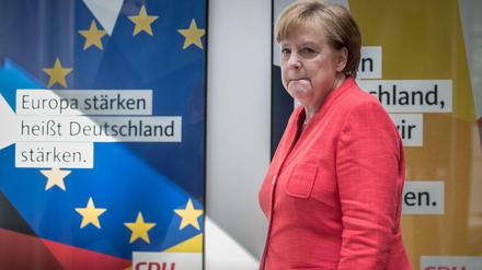 Kann den Konflikt nicht entschärfen: Bundeskanzlerin Angela Merkel.