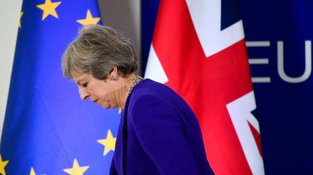 Die britische Premierministerin Theresa May verlässt den EU-Gipfel ohne Fortschritte. 