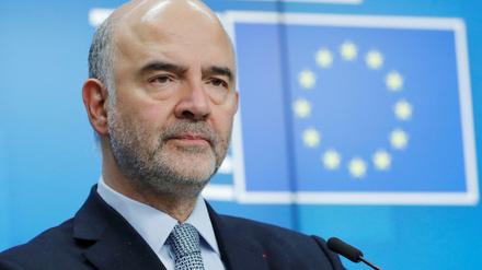 EU-Kommissar Moscovici hat kein Problem damit, wenn Frankreich vorübergehend die EU-Defizitregel bricht.