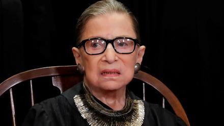 Eine Legende in der US-Justiz: Ruth Bader Ginsburg 