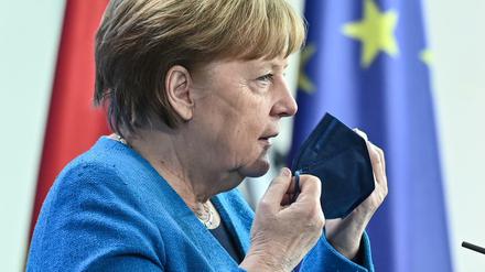 Bundeskanzlerin Angela Merkel (CDU) – hier am 8. Mai.