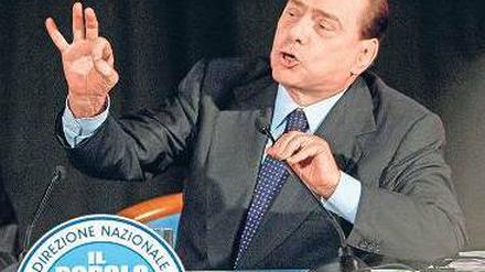 Herausgefordert: Silvio Berlusconi Foto: AFP