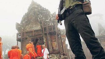 Urteil. Am Tempel Preah Vihear soll es künftig keine Soldaten mehr geben. Foto: Reuters
