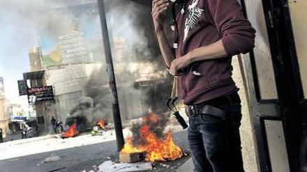 Gewalt in Hebron. Palästinenser liefern sich Straßenschlachten mit Soldaten. Foto: AFP