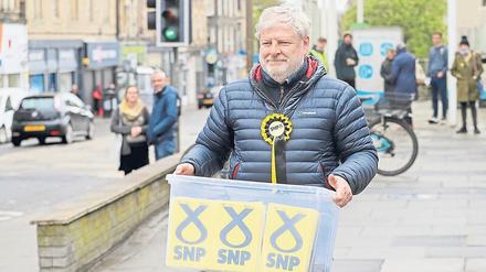 Volksvertreter. Angus Robertson hat seinen Wahlkreis in Edinburgh. 