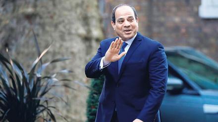 Sammelt Pluspunkte. Ägyptens Präsident Abdel Fattah el Sisi will 500 Millionen Dollar in den Wiederaufbau von Gaza investieren. 