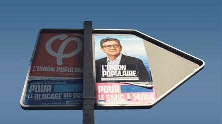 Gemeinsam gegen rechts. Jean-Luc Mélenchon kam im ersten Wahlgang schon jetzt nah an das Ergebnis von Marine Le Pen heran. Nun will er sich mit anderen linken Kandidaten zusammenschließen, um einen Erfolg ihrer Partei zu verhindern.