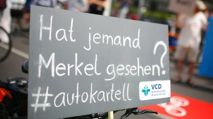 Zum Diesel-Fall: von Merkel? Keine Spur!