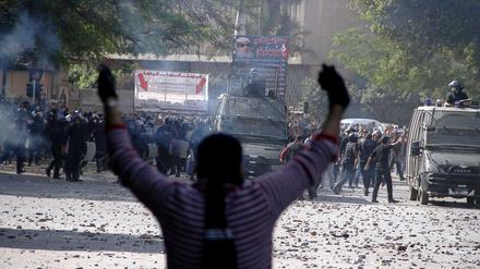 Auf dem Tahrir-Platz, auf dem die ägyptische Protestbewegung im Arabischen Frühling ihren Anfang nahm, demonstrieren heute Mursis Gegner. 