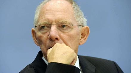 Rücktrittsangebot dementiert: Wolfgang Schäuble.