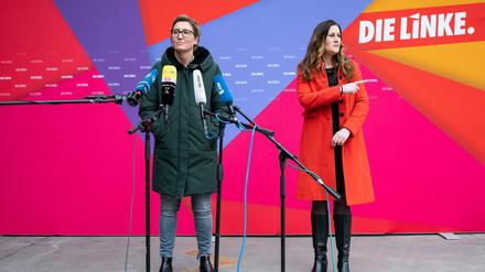 Die neuen Linken-Vorsitzenden Susanne Hennig-Wellsow (links) und Janine Wissler.