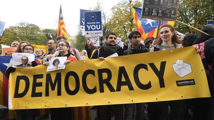 Die flämische Bevölkerungsgruppe in Belgien hat große Sympathien für das Unabhängigkeitsstreben der Katalanen.
