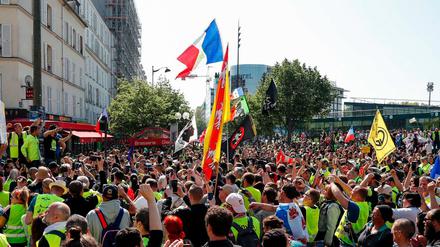Protest der "Gelbwesten" in Paris