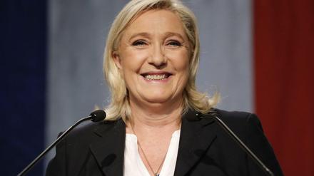 Marine Le Pen, Vorsitzende des Front National in Frankreich. 