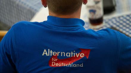 Ein Parteimitglied der Alternative für Deutschland 