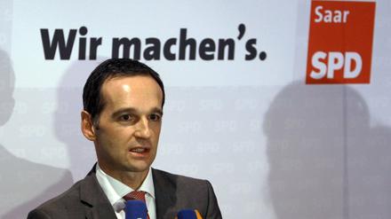 Heiko Maas, der Landes- und Fraktionsvorsitzende der SPD im Saarland, ist für die Aufnahme von Koalitionsgesprächen mit der Union.