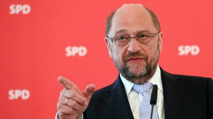 Der SPD-Vorsitzende und Kanzlerkandidat Martin Schulz am Mittwoch bei einem Bürgerforum in Rostock.