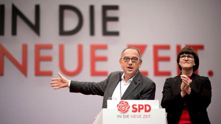 Die SPD-Chefs Saskia Esken und Norbert Walter-Borjans.