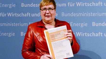 Die Ost-Beauftragte der Bundesregierung, Iris Gleicke (SPD), vergangene Woche bei der Präsentation der Studie in Berlin. 