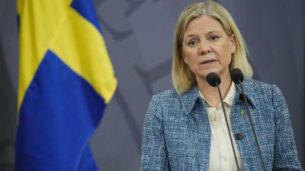 Die Regierungspartei der schwedischen Ministerpräsidentin Magdalena Andersson will in die Nato.