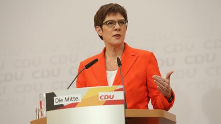 Herber Rückschlag auf dem Weg zur Kanzlerkandidatur: Annegret Kramp-Karrenbauer (CDU).