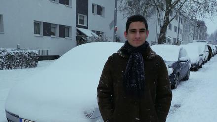 Der 18-jährige Schüler Isa El Sabbagh in Gießen. 