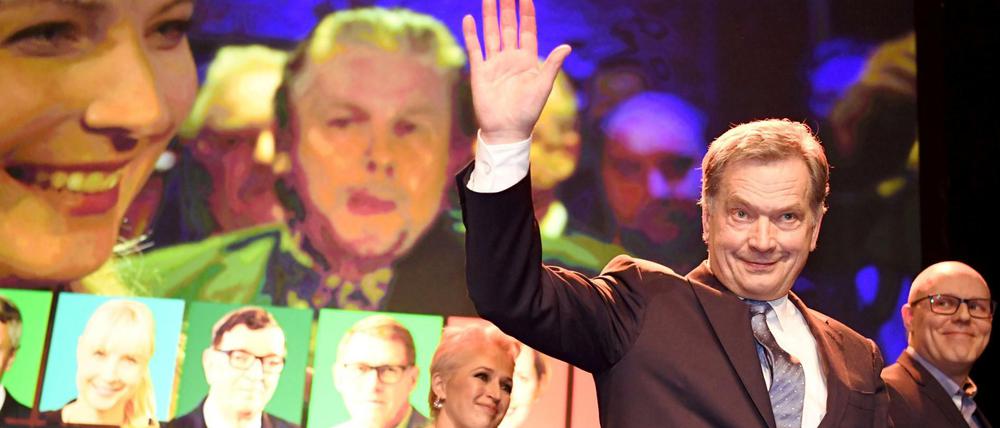 Der Konservative Sauli Niinisto gewinnt erneut die Präsidentschaftswahlen in Finnland.