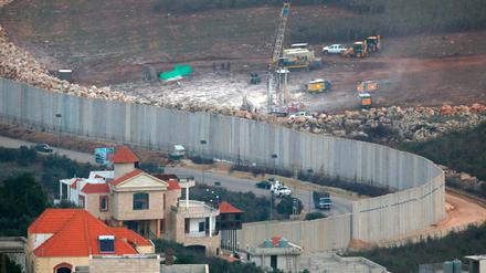 An der israelisch-libanesischen Grenze soll ein Tunnel 40 Meter in israelisches Gebiet hineinreichen. 