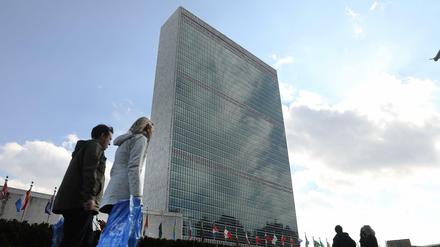 Der Sitz der Vereinten Nationen in New York, deren Hauptaufgabe nicht weniger als die Sicherung des Weltfriedens ist. 