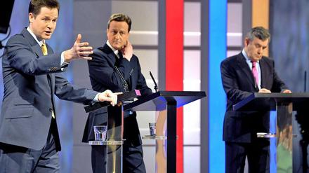 Nick Clegg zeigt den Wählern in Großbritannien eine Alternative zu Labour und Tories.