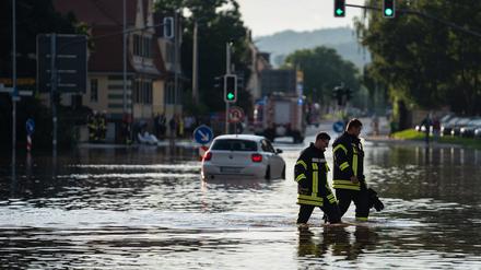 Starkregen sorgt für Überschwemmungen im Süden Deutschlands