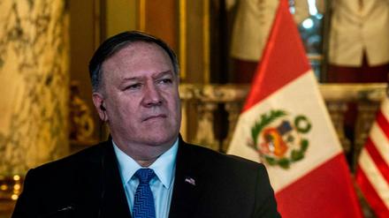 US-Außenminister Mike Pompeo in Lima. 