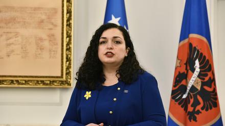 Die neu gewählte Präsidentin des Kosovo Vjosa Osmani.