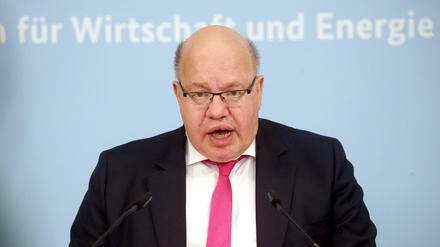 Eigentor zugelassen: Bundeswirtschaftsminister Peter Altmaier (CDU) 