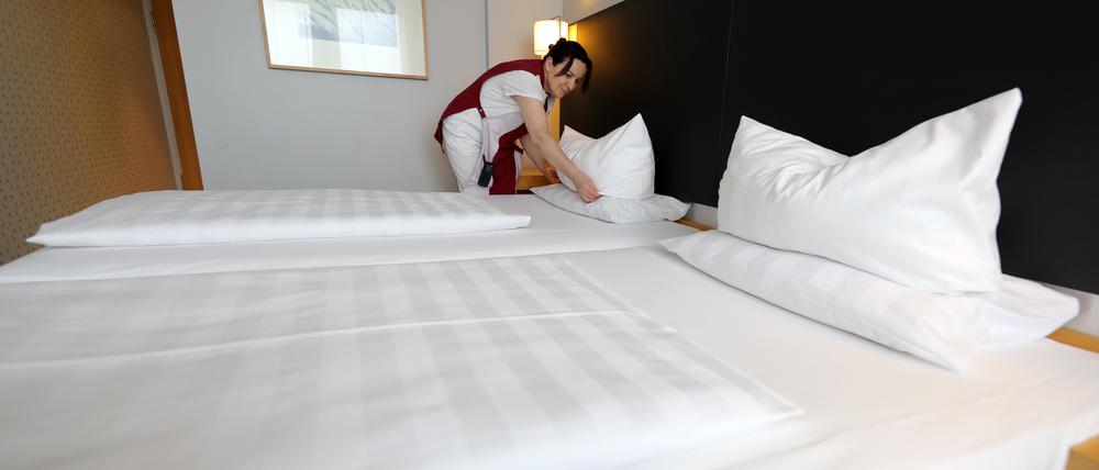 Ein Hotelzimmer in Potsdam: Die Stadt plant die Ausweitung der Bettensteuer.