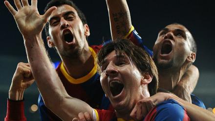 Barcas Lionel Messi traf zwei Mal gegen Madrid.
