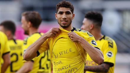 Auch Dortmunds Achraf Hakimi hat eine klare Botschaft an die Welt.