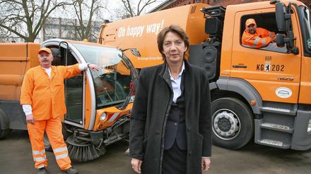 Nach zwölf Jahren an der Spitze der Berliner Stadtreinigungsbetriebe will Chefin Gäde-Butzlaff abtreten.