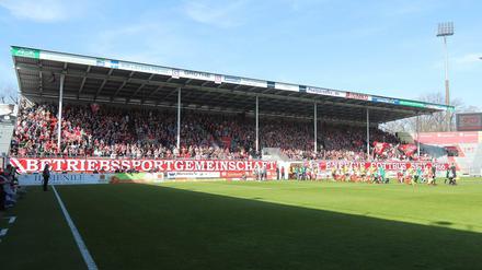 Das Stadion der Freundschaft des FC Energie Cottbus. 