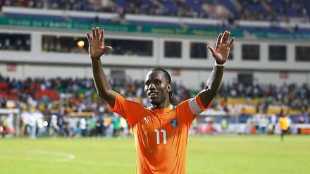 Didier Drogba, Kapitän der Elfenbeinküste, möchte endlich mal einen Titel mit der Nationalmannschaft gewinnen. Im Finale gegen Sambia hat er nun die große Chance dazu.