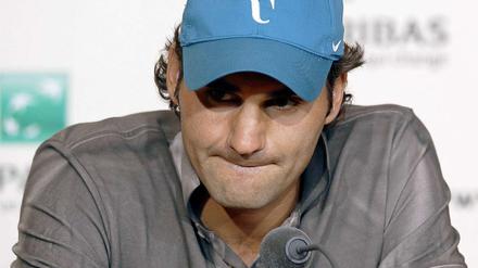 Enttäuscht, aber noch lange nicht am Ende: Roger Federer.