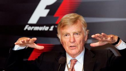 Max Mosley (hier im Jahr 2005) prägte die Formel 1 jahrzehntelang.